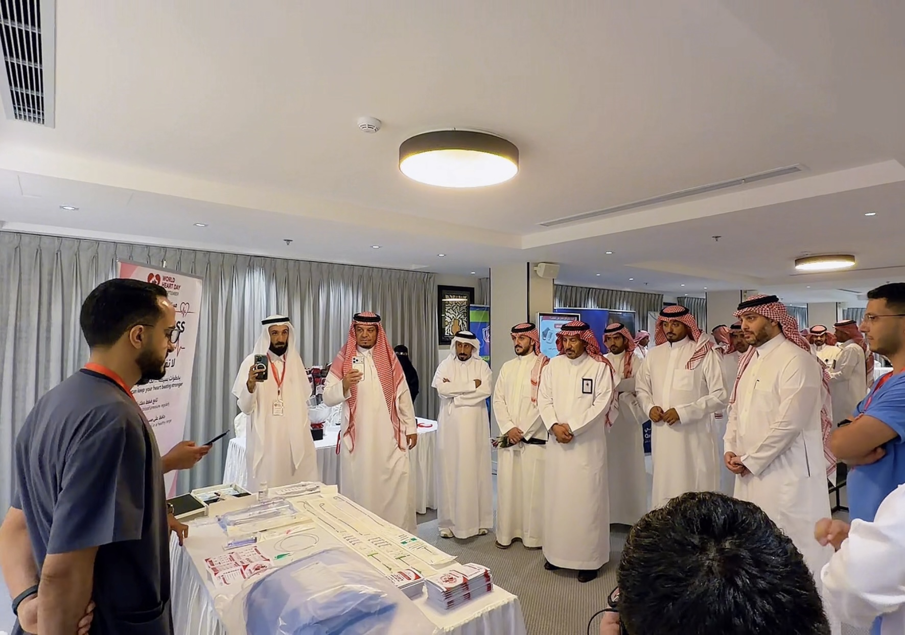 مستشفى الرس العام ينظم فعالية اليوم العالمي للقلب ويستفيد منها 89 مستفيدًا